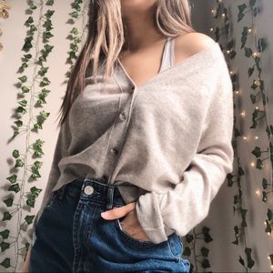 100% CASHMERE CARDIGAN